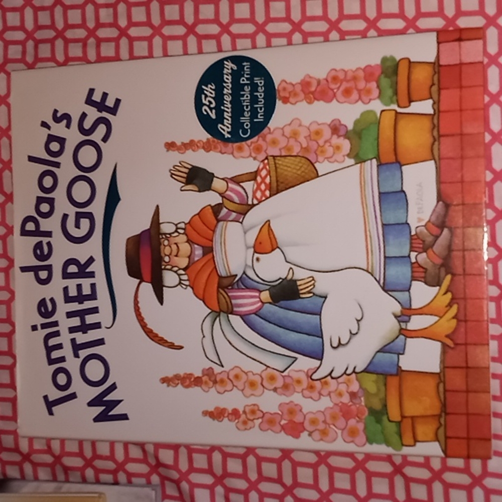 Mother Goose Book (1985) Collectible Print Included